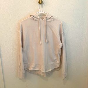 Cream Universal Thread high-low Hoodie